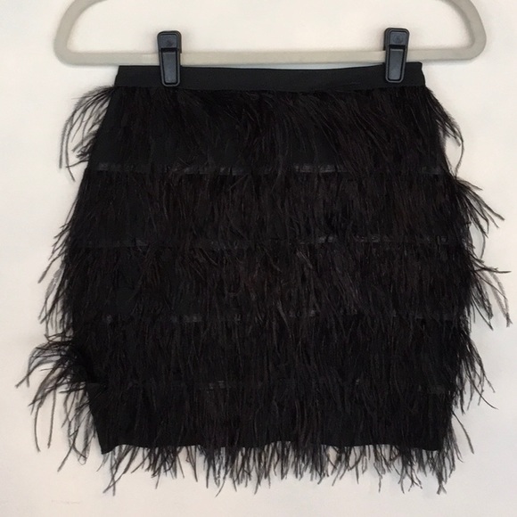 AKIRA Dresses & Skirts - Akira Chicago Black Feather Mini